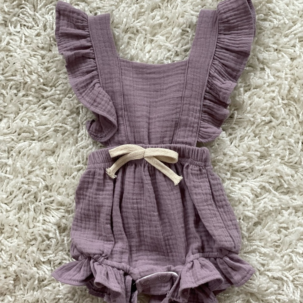 Purple Baby Romper